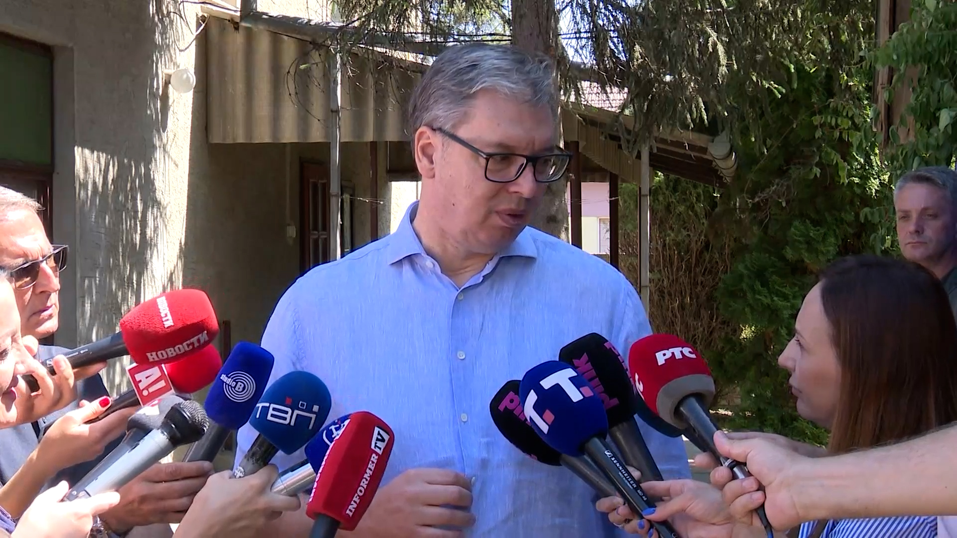 Novi Knezevac,  Aleksandar Vucic predsednik Srbije, ja sam optuzio blokadere da su izrucili Slobodana Milosevica